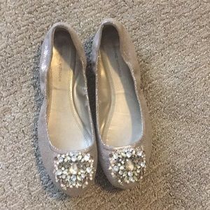 Adrienne Vittadini Champagne flats